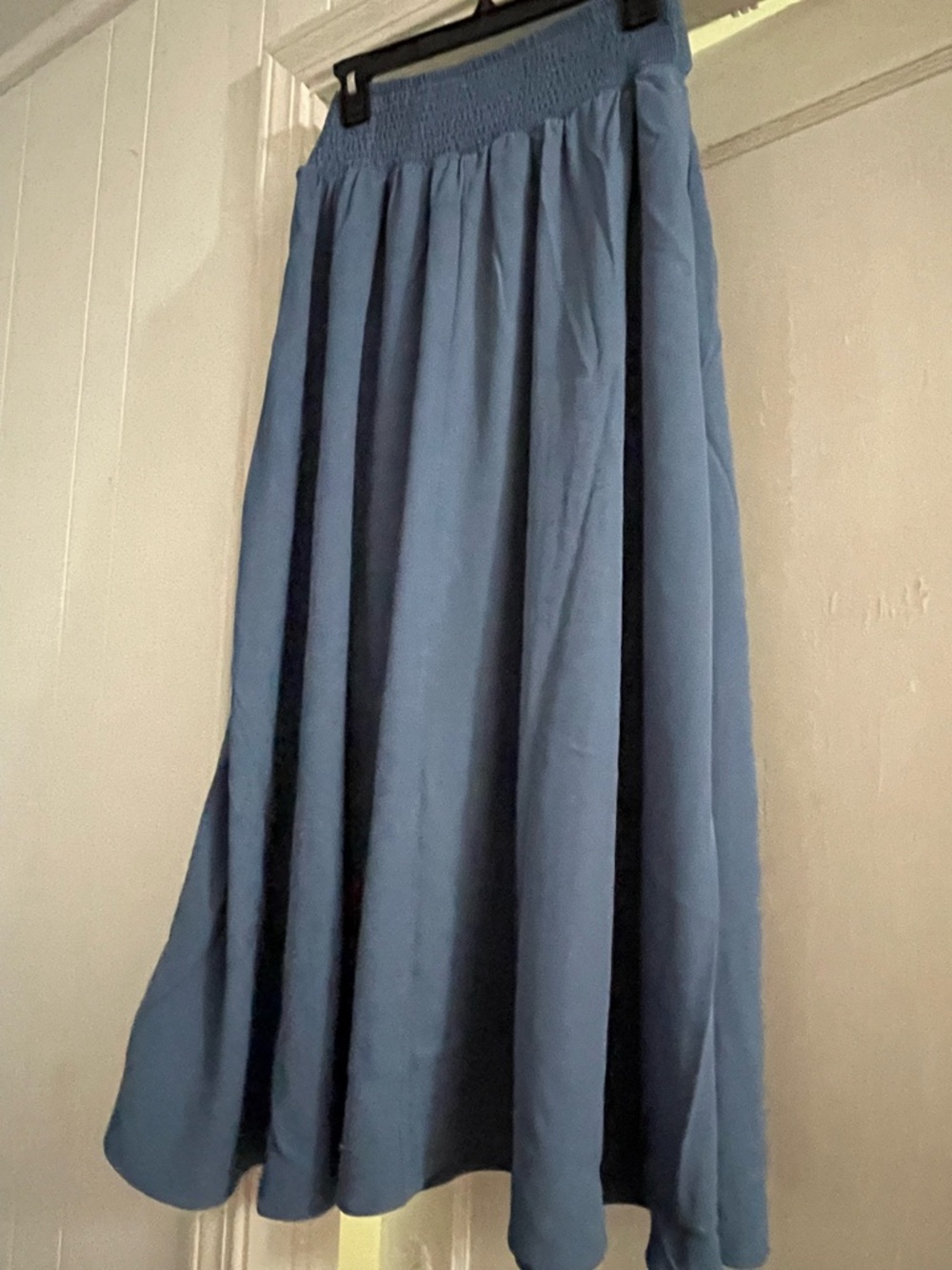 NWT! Zenana Outfitters Dusty Blue 2-Piece Cropped Top & Maxi Skirt Set - Medium - Picture 3 of 5